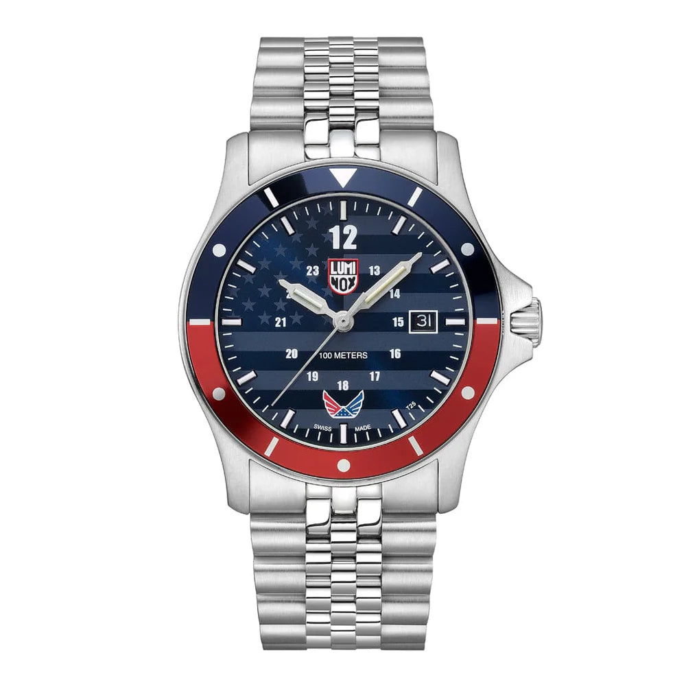 Luminox VOLITION AMERICA 'Minuteman Swiss Made Dress Watch, 42 mm XS.0914.VOL