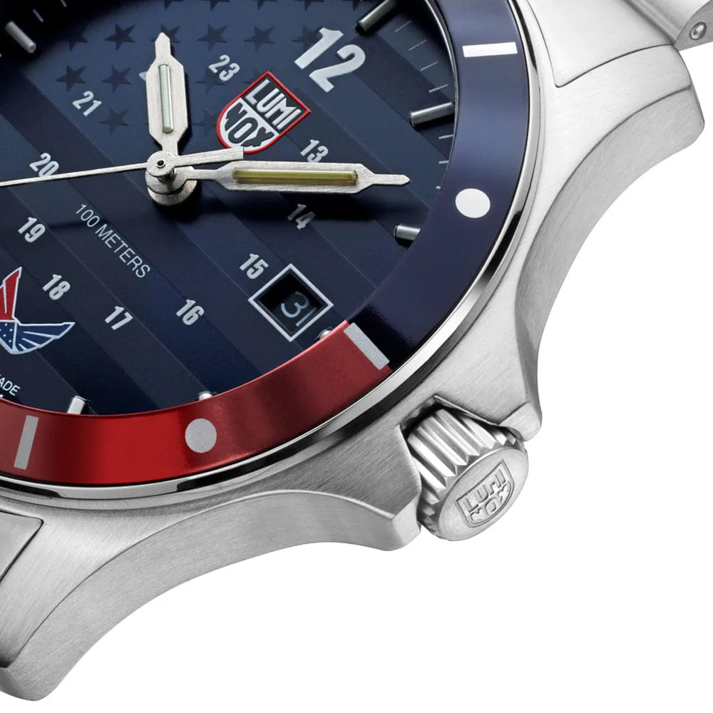 Luminox VOLITION AMERICA 'Minuteman Swiss Made Dress Watch, 42 mm XS.0914.VOL