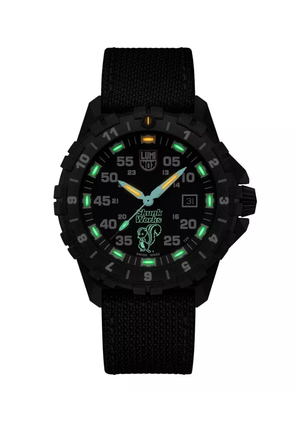 Luminox F-117 NIGHTHAWK Skunk Works 6440 Heritage Pilot Swiss Watch 44 mm XA.6442.H.Set