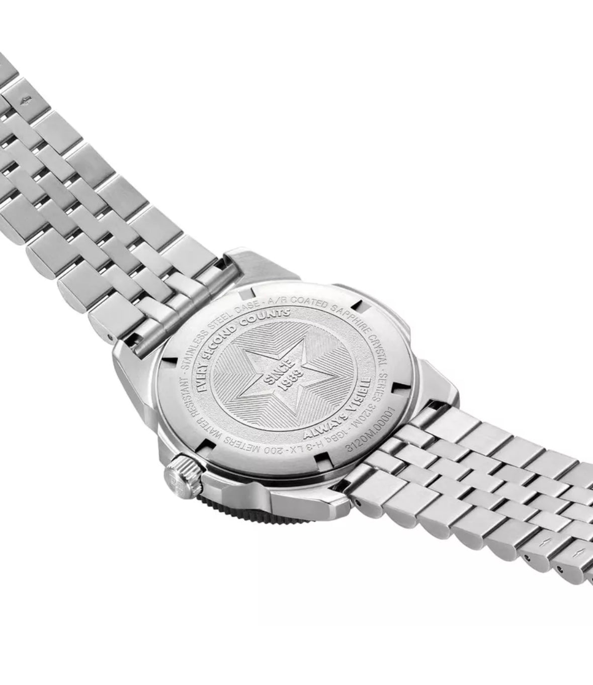 Luminox XS.3126M.1 Pacific Diver S.Steel White Mother Of Pearl Dial 39mm Watch