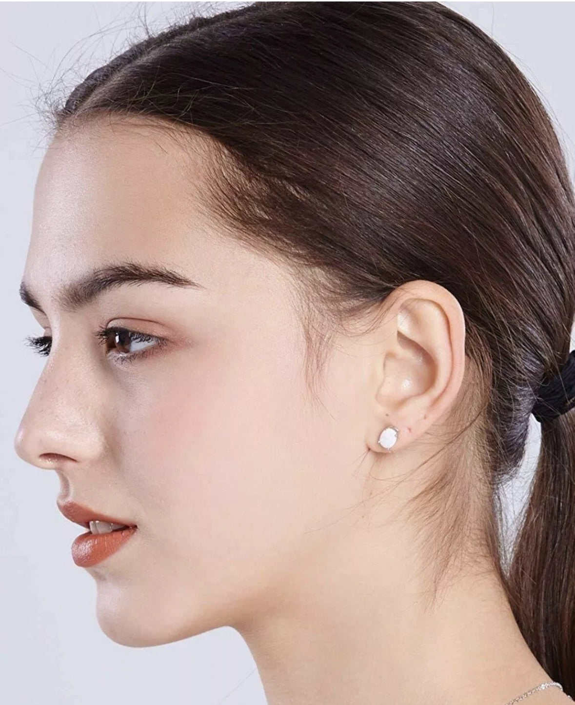 Natural 2.00 Carat Opal Oval Shape Stud Earrings 14K Yellow Gold Value $495