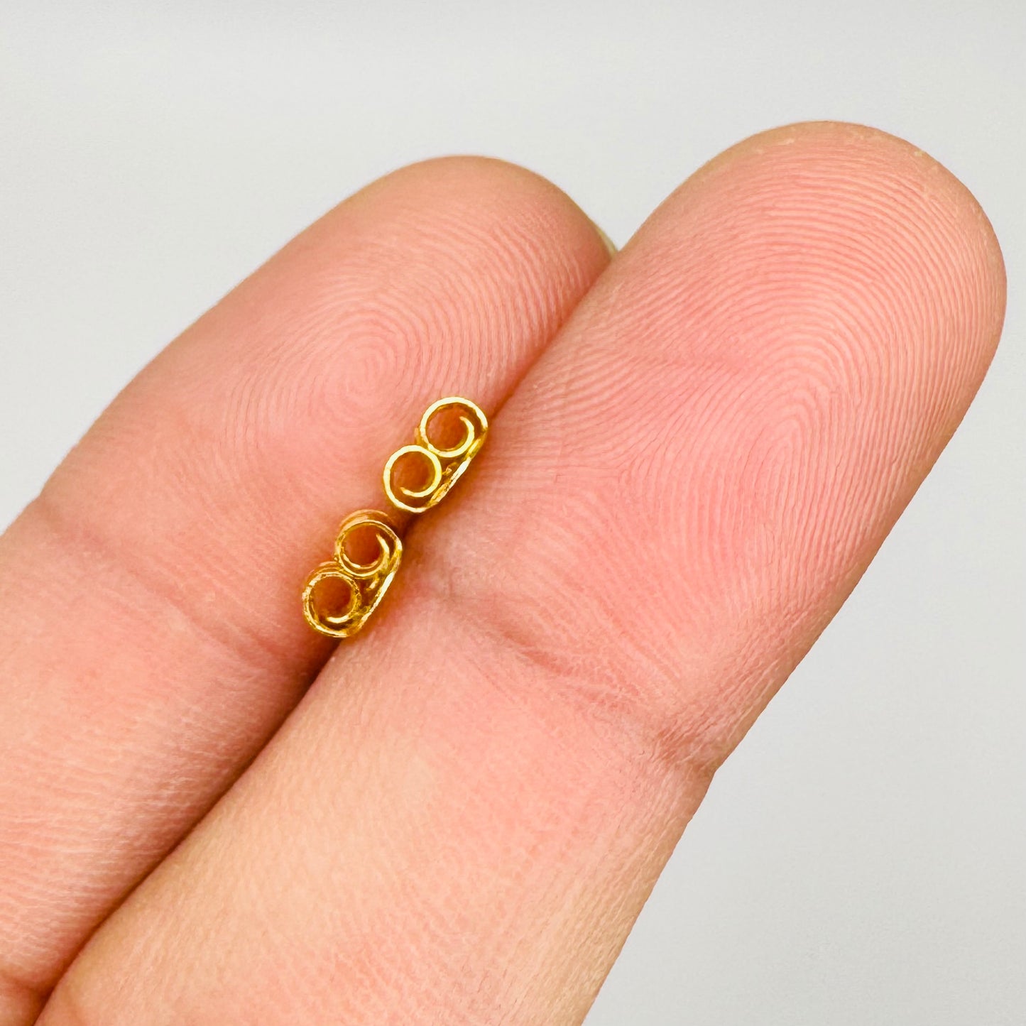 14K Plated Yellow Gold Replacement 1 Pair Push Back for Stud Earrings