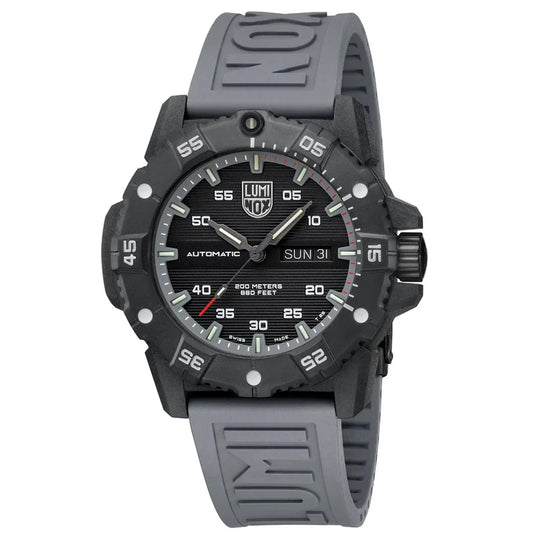 New Luminox XS.3862 Master Carbon Seal 45mm Gray Rubber Automatic Swiss Watch