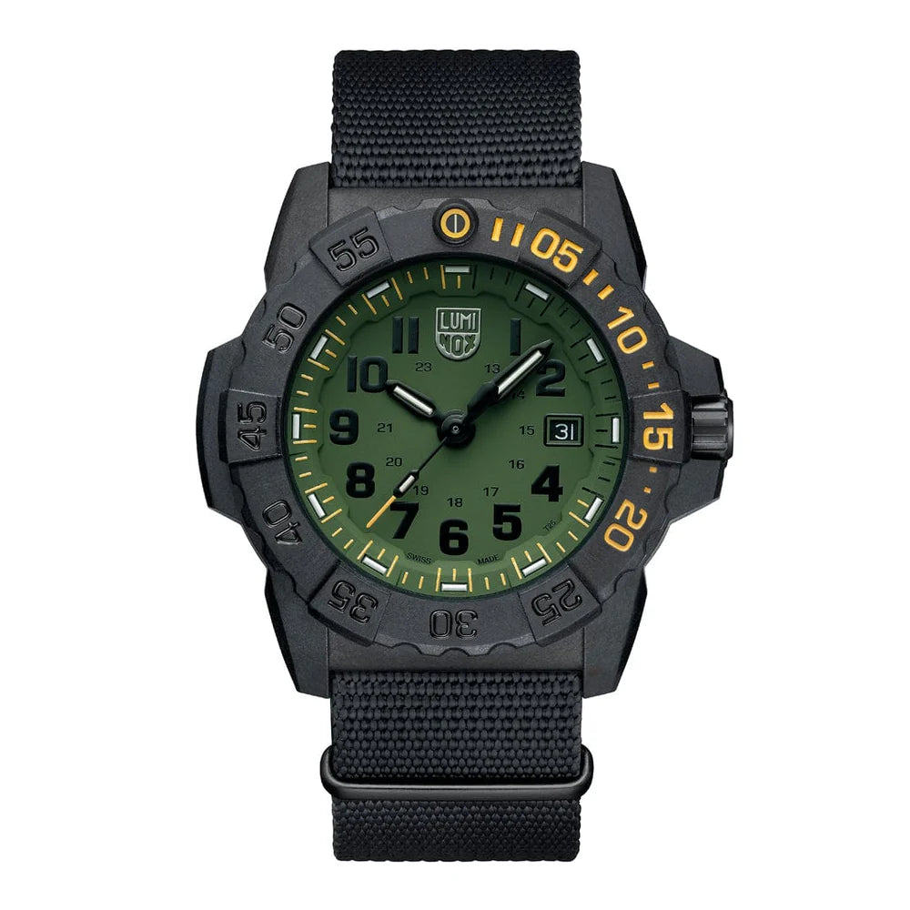 NEW Luminox Navy SEAL Foundation 3500 Series Military Dive XS.3517.NS Watch 45mm