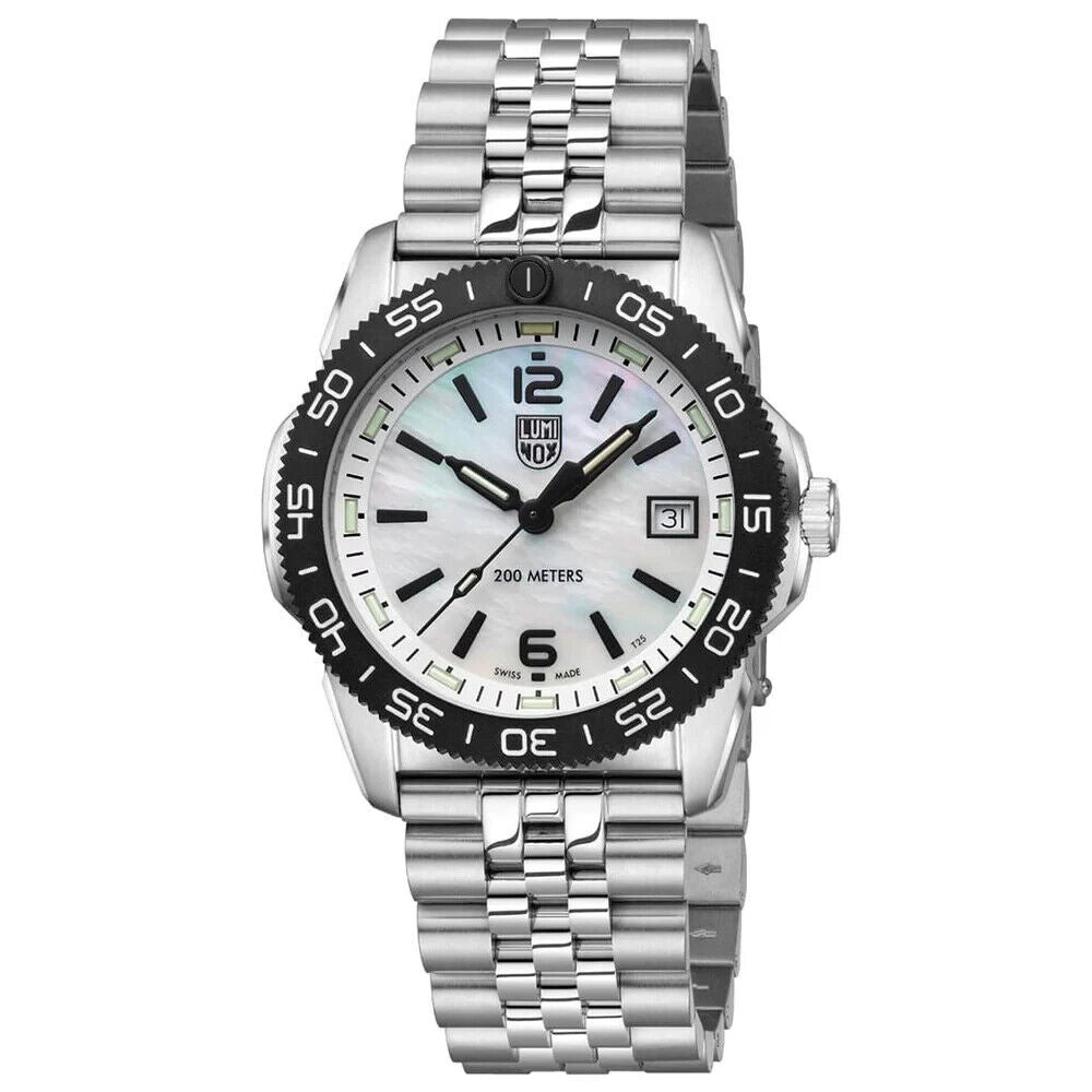 Luminox XS.3126M.1 Pacific Diver S.Steel White Mother Of Pearl Dial 39mm Watch