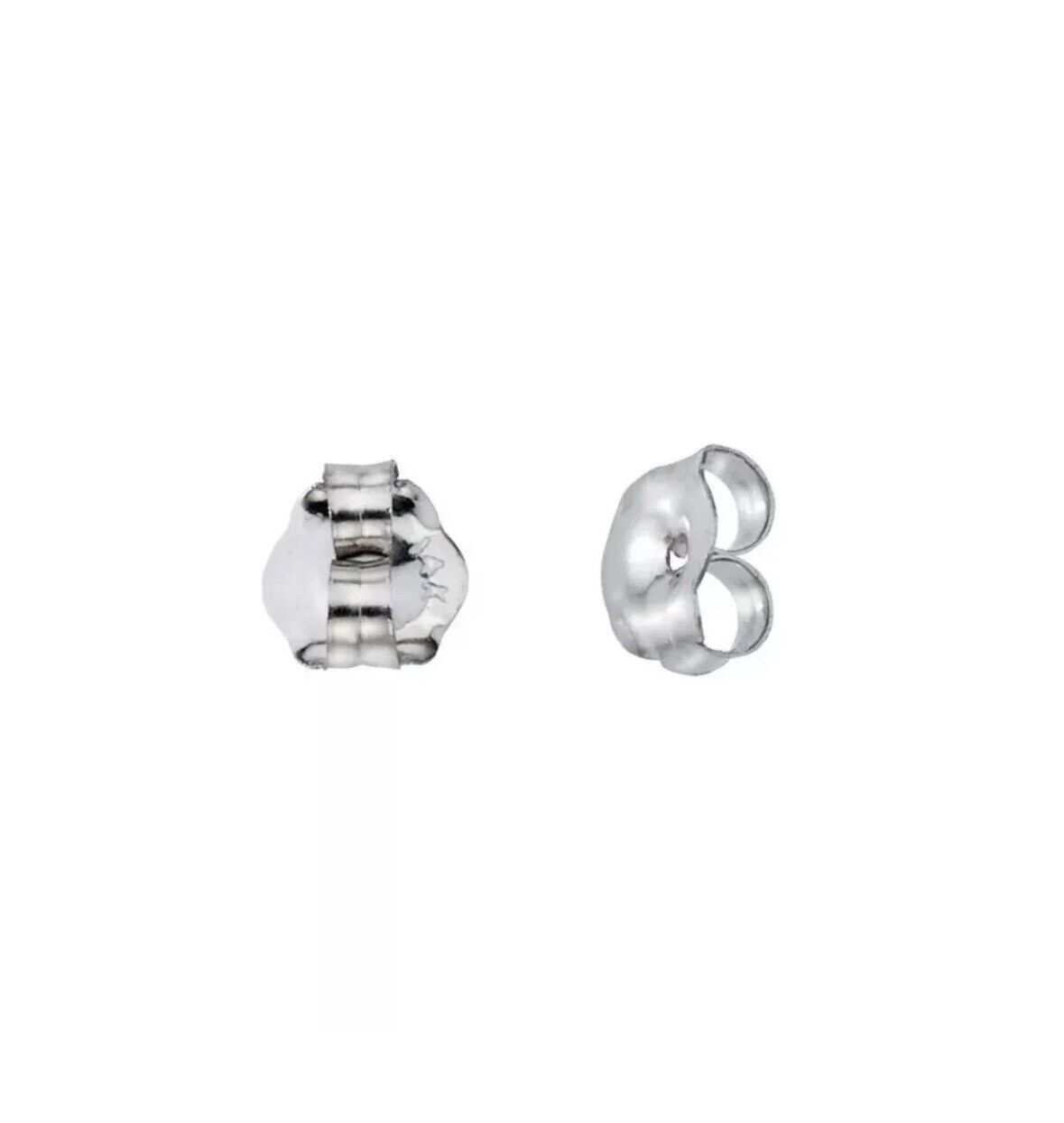 14k White Gold Replacement Earring Backs Top Quality Value $75