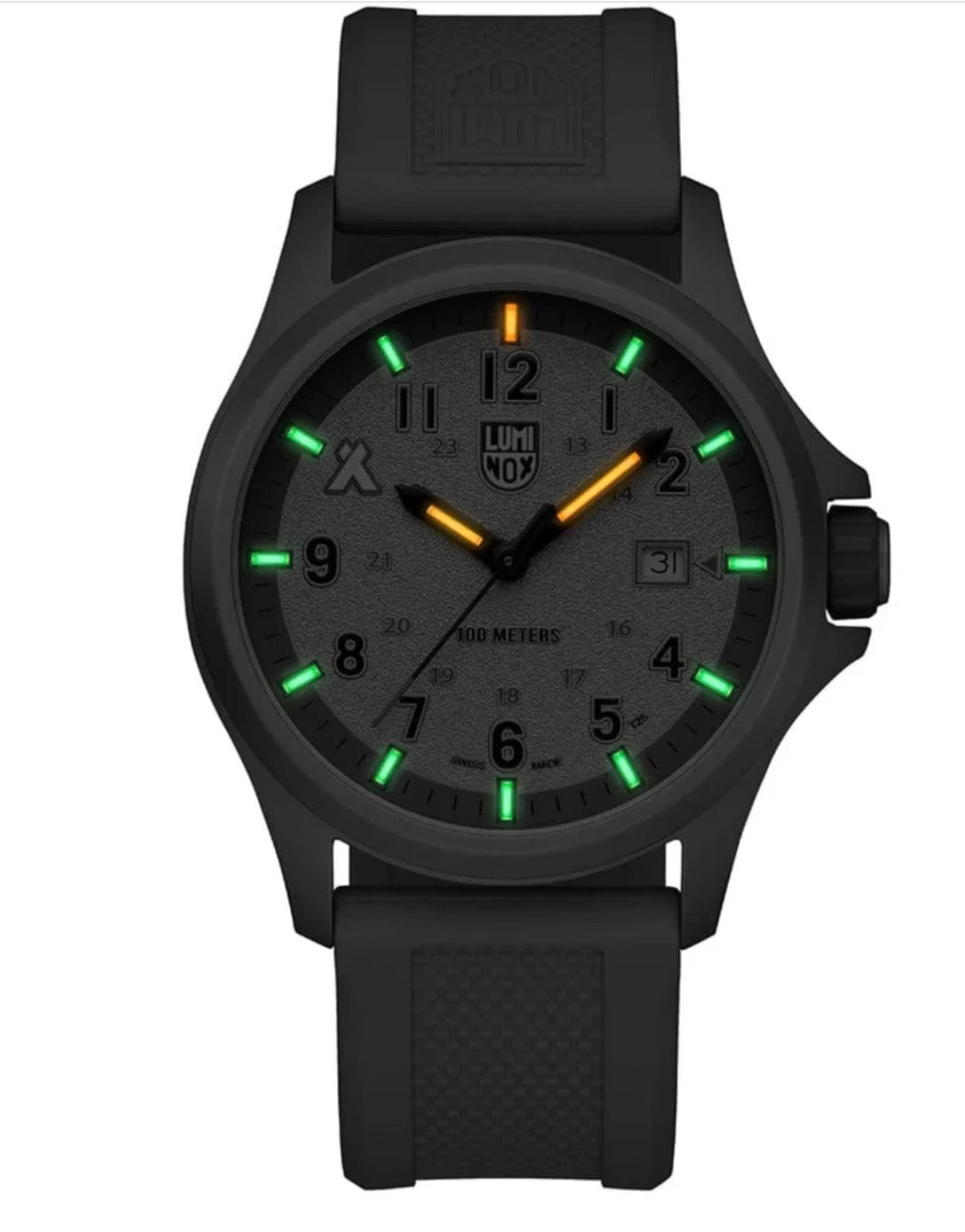 Luminox XB.3717 Bear Grylls Survival Land Beige Rubber 43mm Men's Swiss Watch