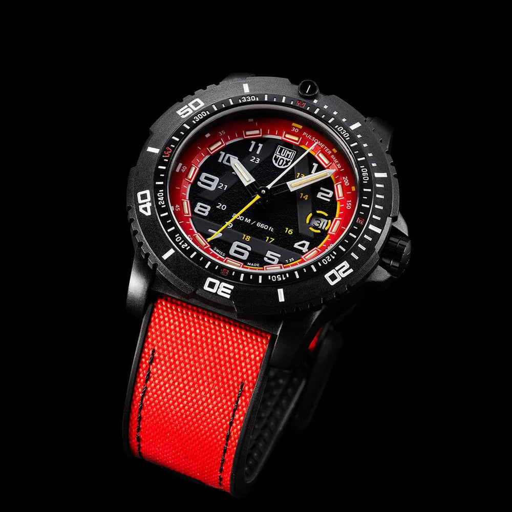 Luminox XL.1095 ICE-SAR 1080 Series 46mm Carbon Black Red Quartz Limited Edition