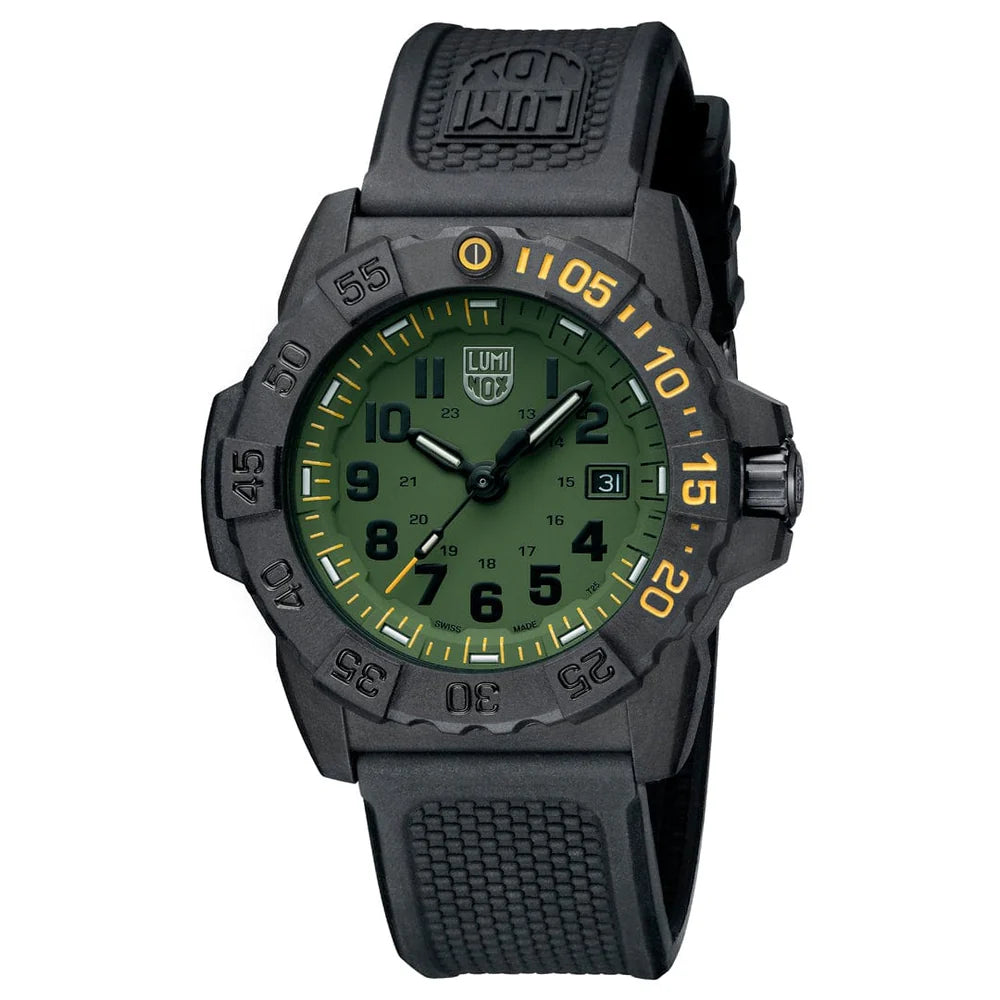 NEW Luminox Navy SEAL Foundation 3500 Series Military Dive XS.3517.NS Watch 45mm
