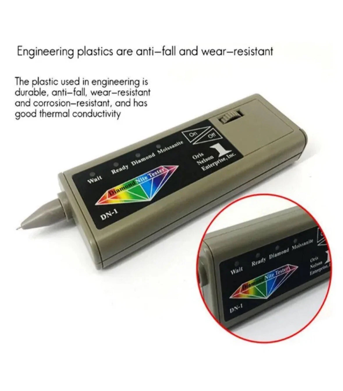 Diamond Nite Dual Tester Test For Diamonds and Moissanite DN-1 Top Quality Item
