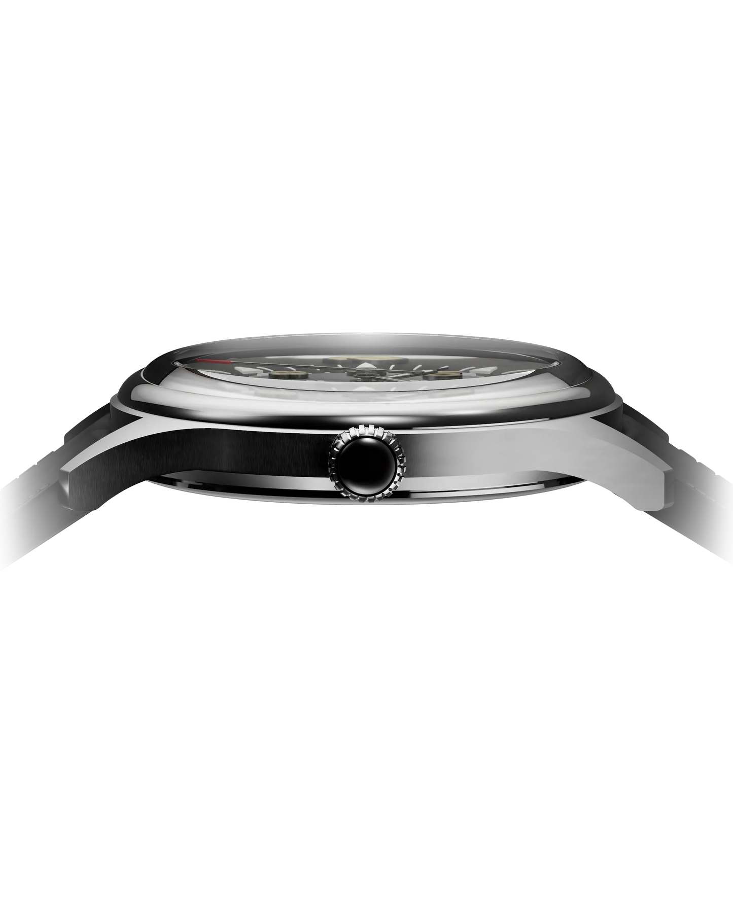 BENRUS #3061 BU Automatic Swiss Made Black Dial Sapphire Crystal Watch