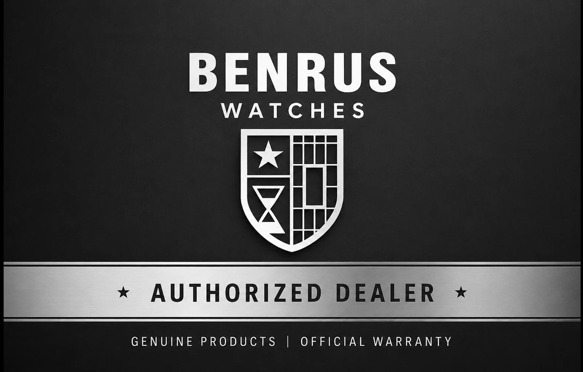 New BENRUS Type 3X Black GMT Automatic 42mm Carbon Titanium ETA 2893 Mens Watch