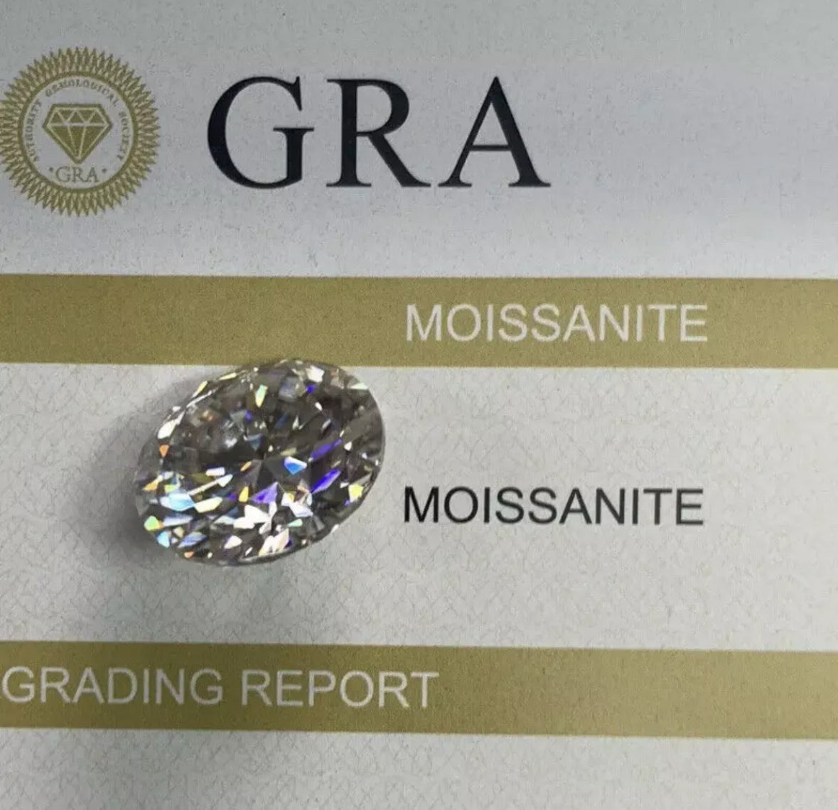 9 mm Loose Round Cut VVS1/D GRA Certified Real Moissanite Diamond Brilliant Quality