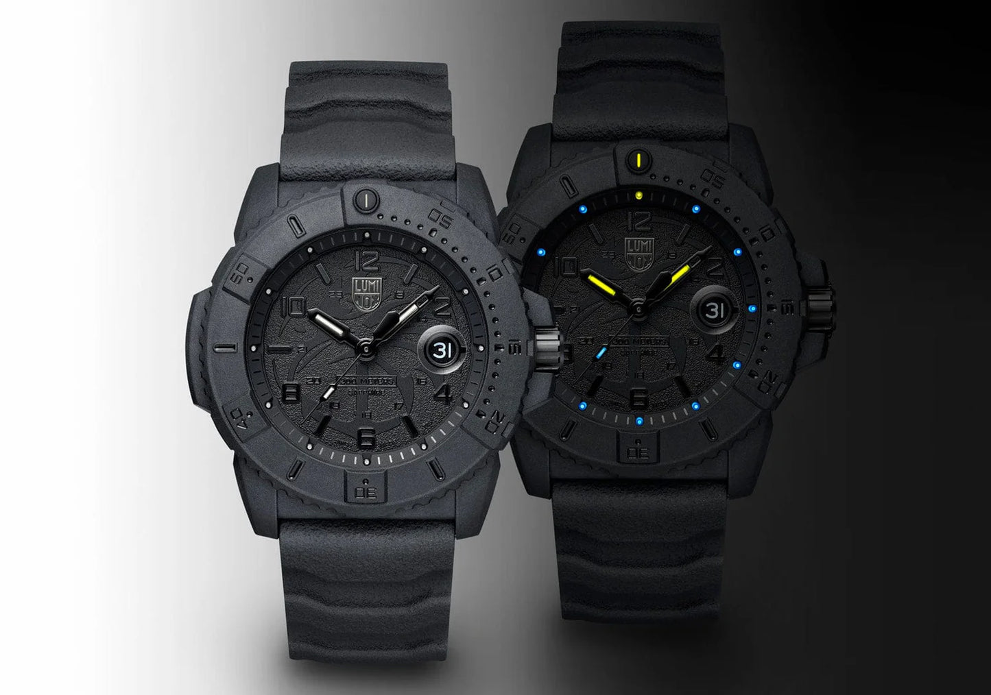 Luminox Navy SEAL Foundation Military Blackout Watch, 45 mm XS.3601.BO.NSF