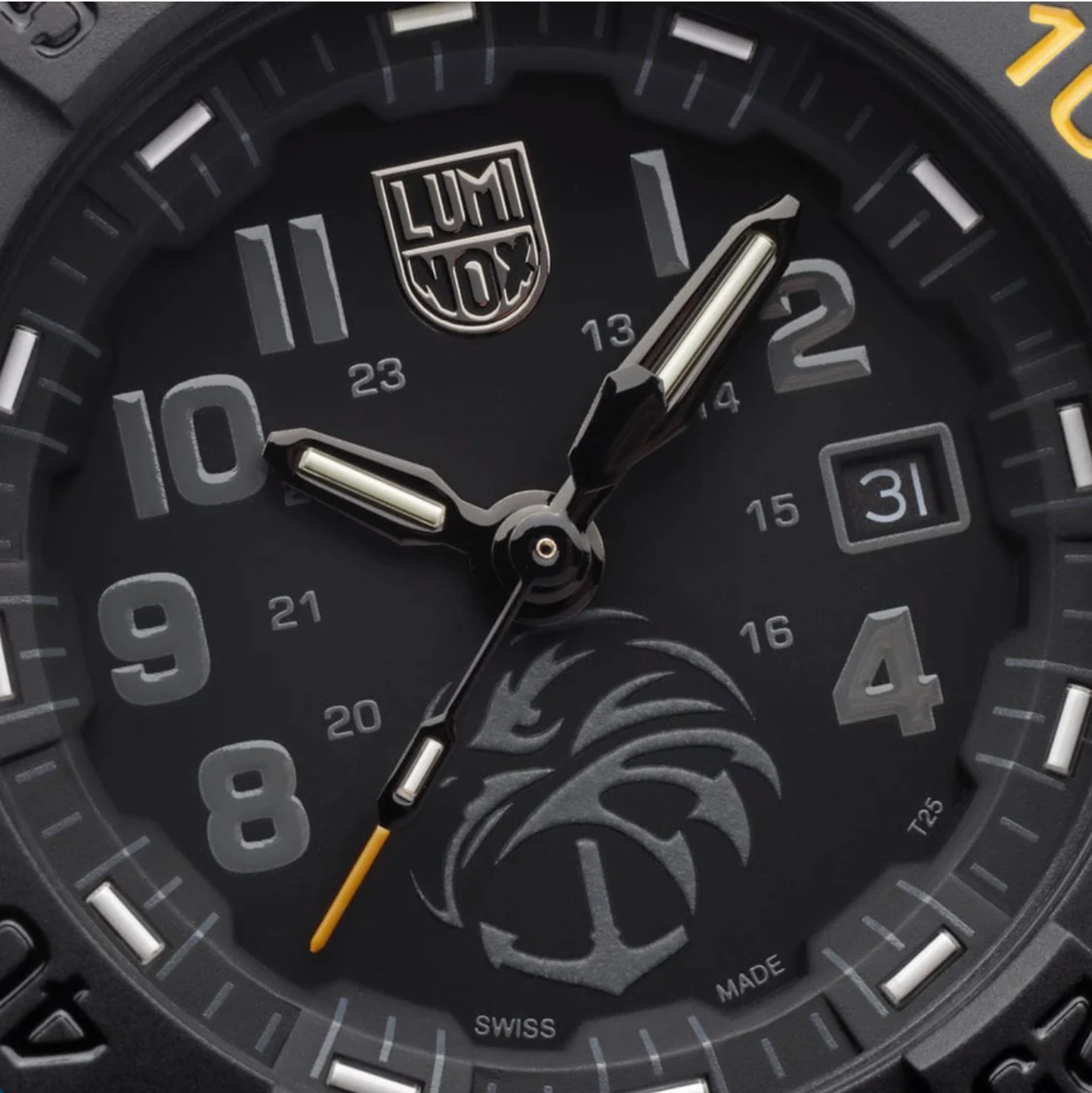 Luminox Navy SEAL 3505 NSF Guardian 45mm Swiss Dive Watch XS.3505.NSF.N Sapphire Crystal