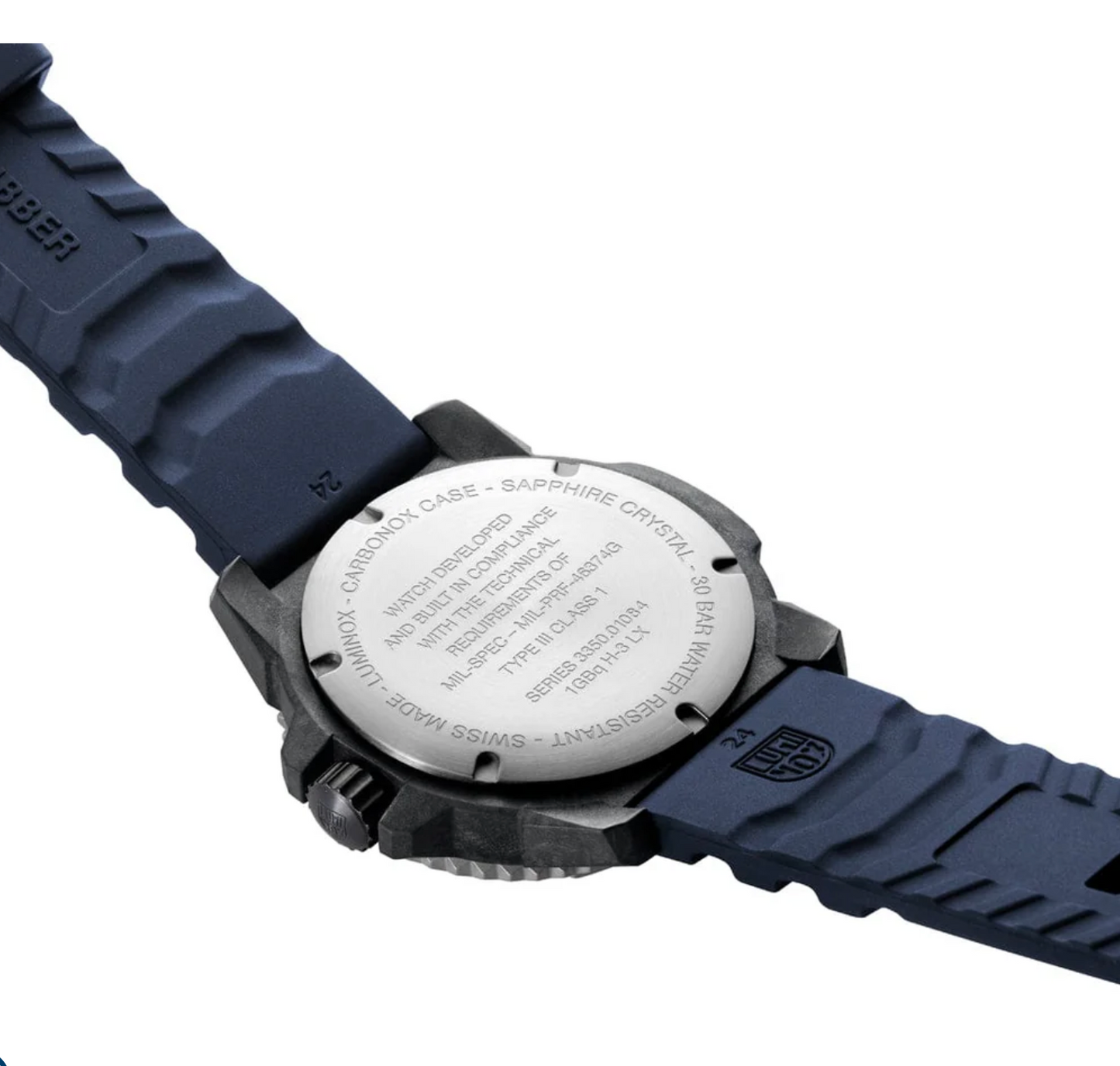 Luminox XL.3355.2 MIL-SPEC Military Carbonox 46 mm Rubber Quartz Men's Watch Sapphire Crystal