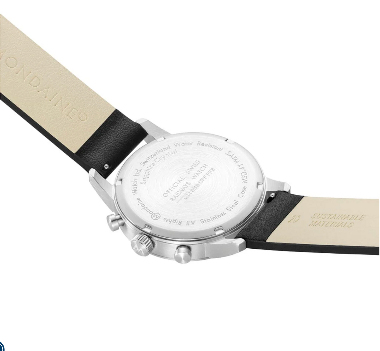Mondaine NEO Chronograph MSD.41411.LBV Swiss Made 41mm Sapphire Swiss Made Watch