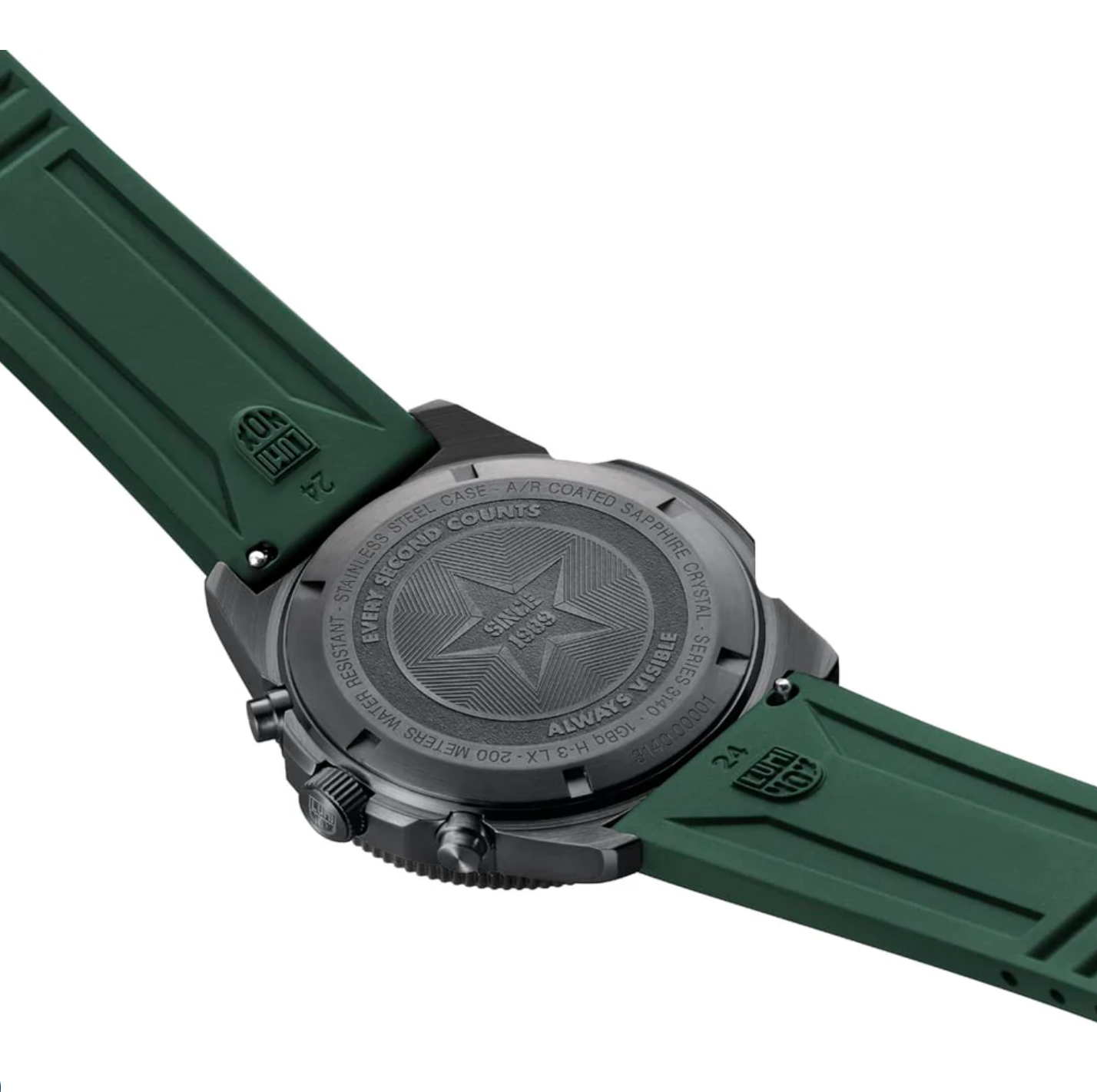 Luminox Pacific Diver Chronograph 44mm Forest Green Swiss Watch XS.3147