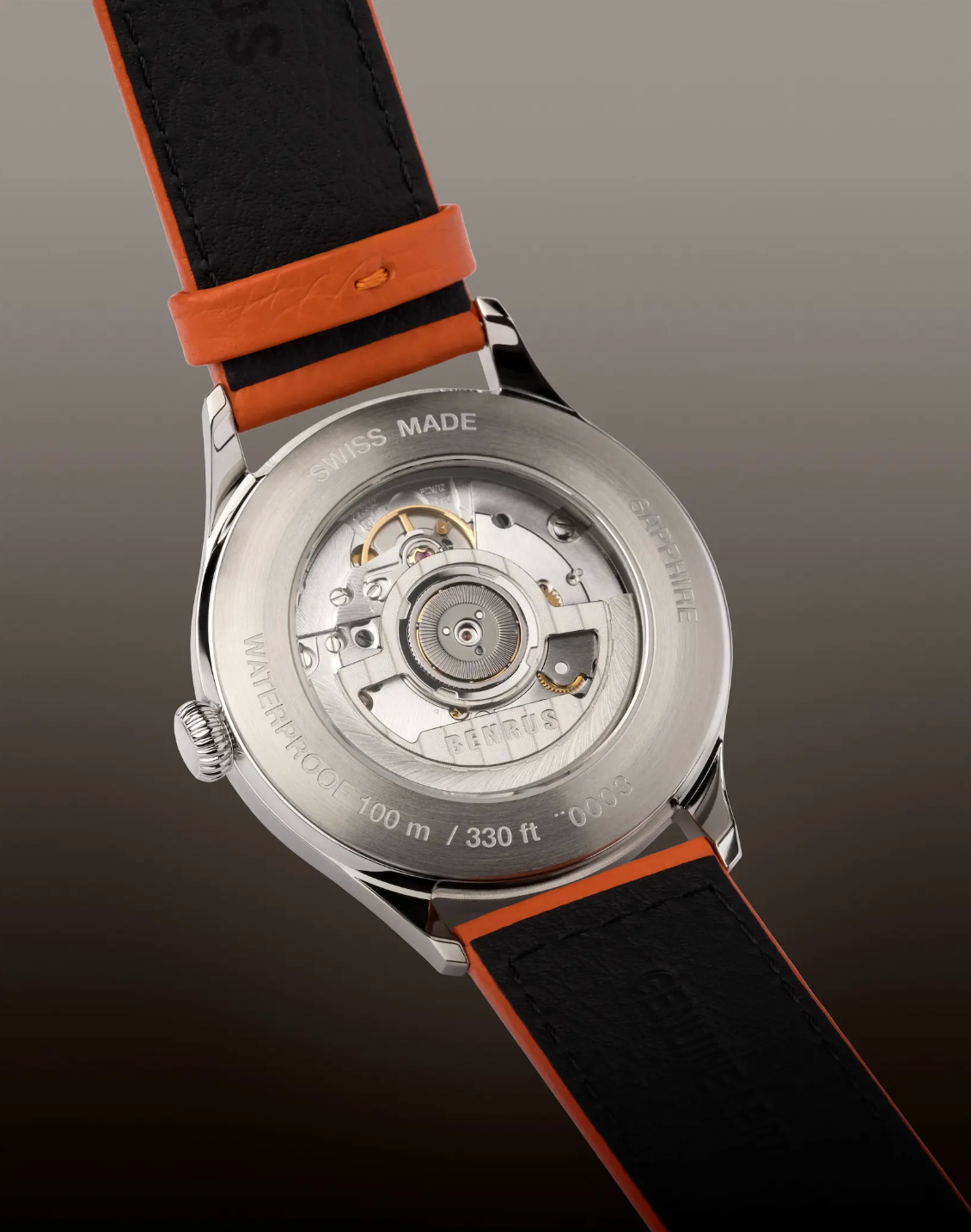 Bensh 3061 GT Men's Swiss Made Automatic Watch ETA 2892 Sapphire Crystal