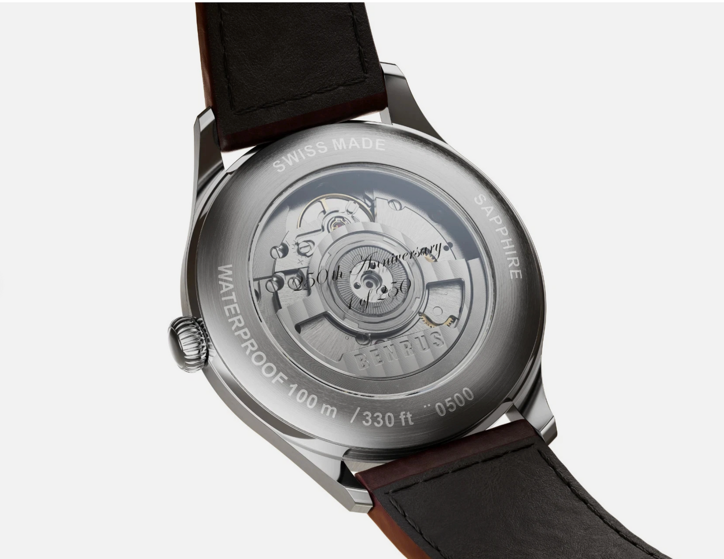 BENRUS 250th Anniversary Limited Edition Swiss ETA 2892 Auto 39.5mm Men's Watch