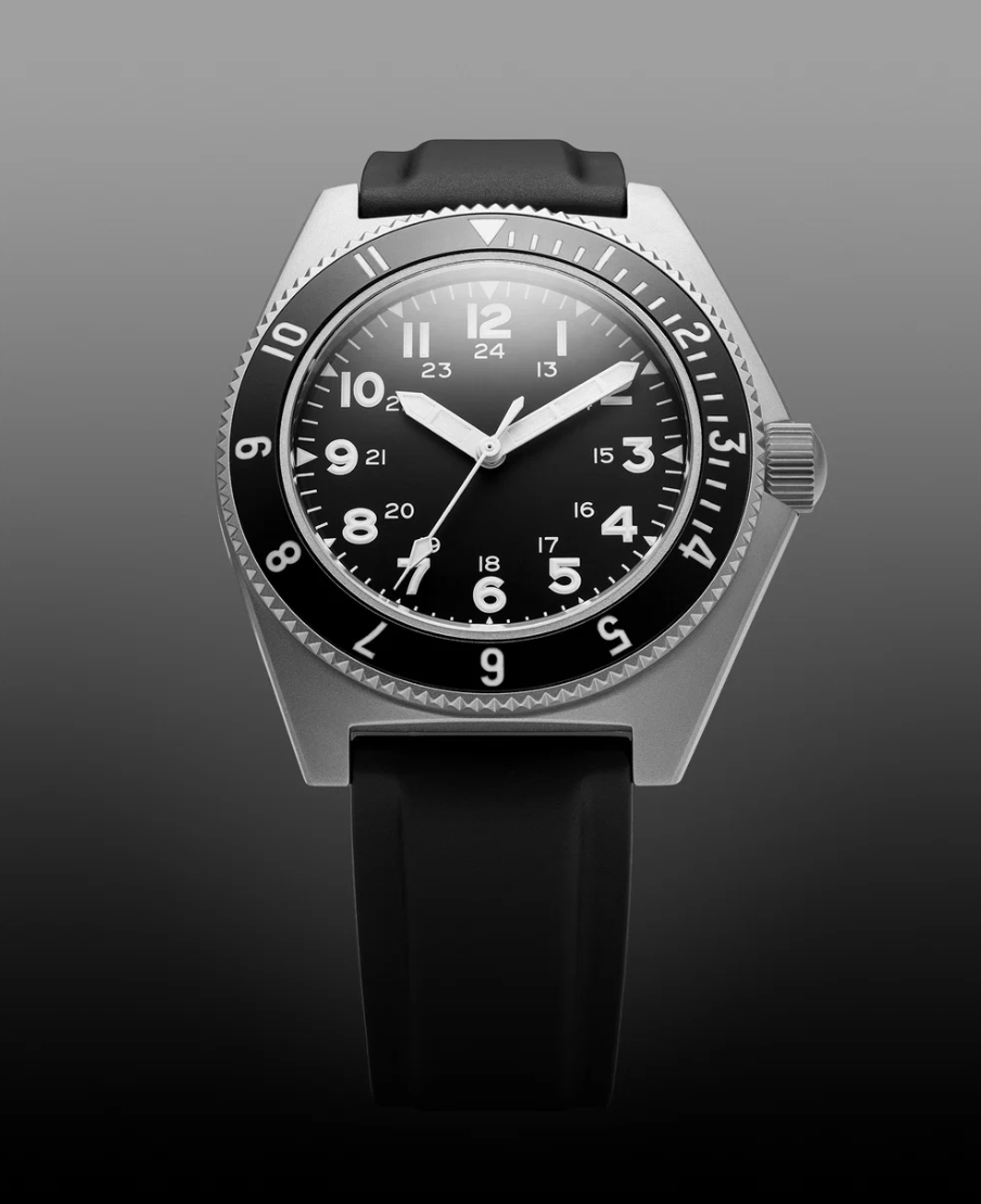 BENRUS Type 2 MIL SPEC 39.5mm Swiss Automatic Men's Watch Sapphire Crystal 200m