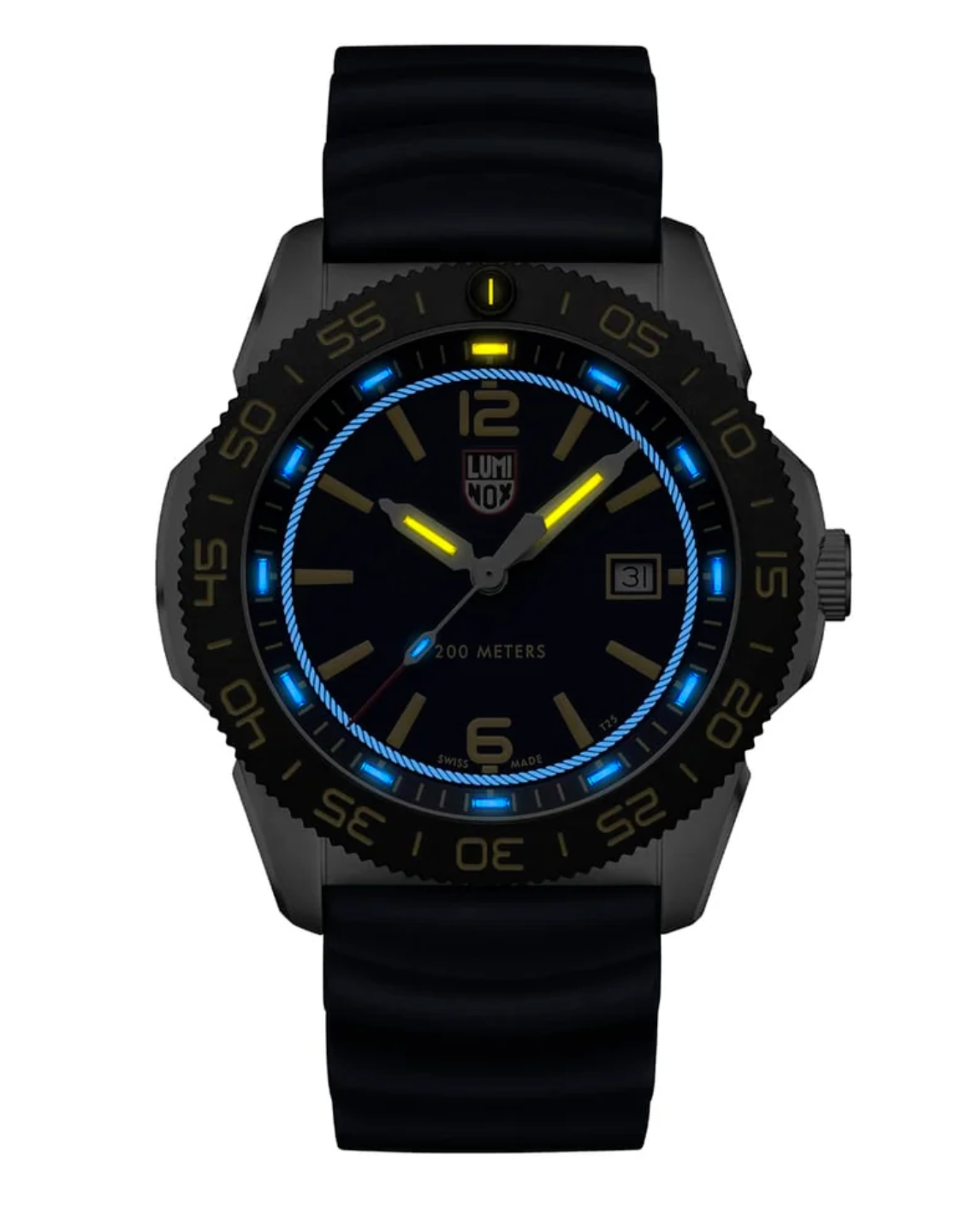 Luminox XS.3125.FB FORCE BLUE Pacific Diver 44mm Sapphire Swiss Dive Watch 200M
