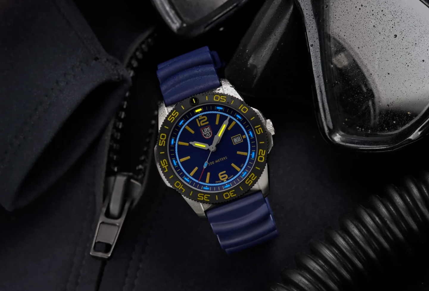 Luminox XS.3125.FB FORCE BLUE Pacific Diver 44mm Sapphire Swiss Dive Watch 200M