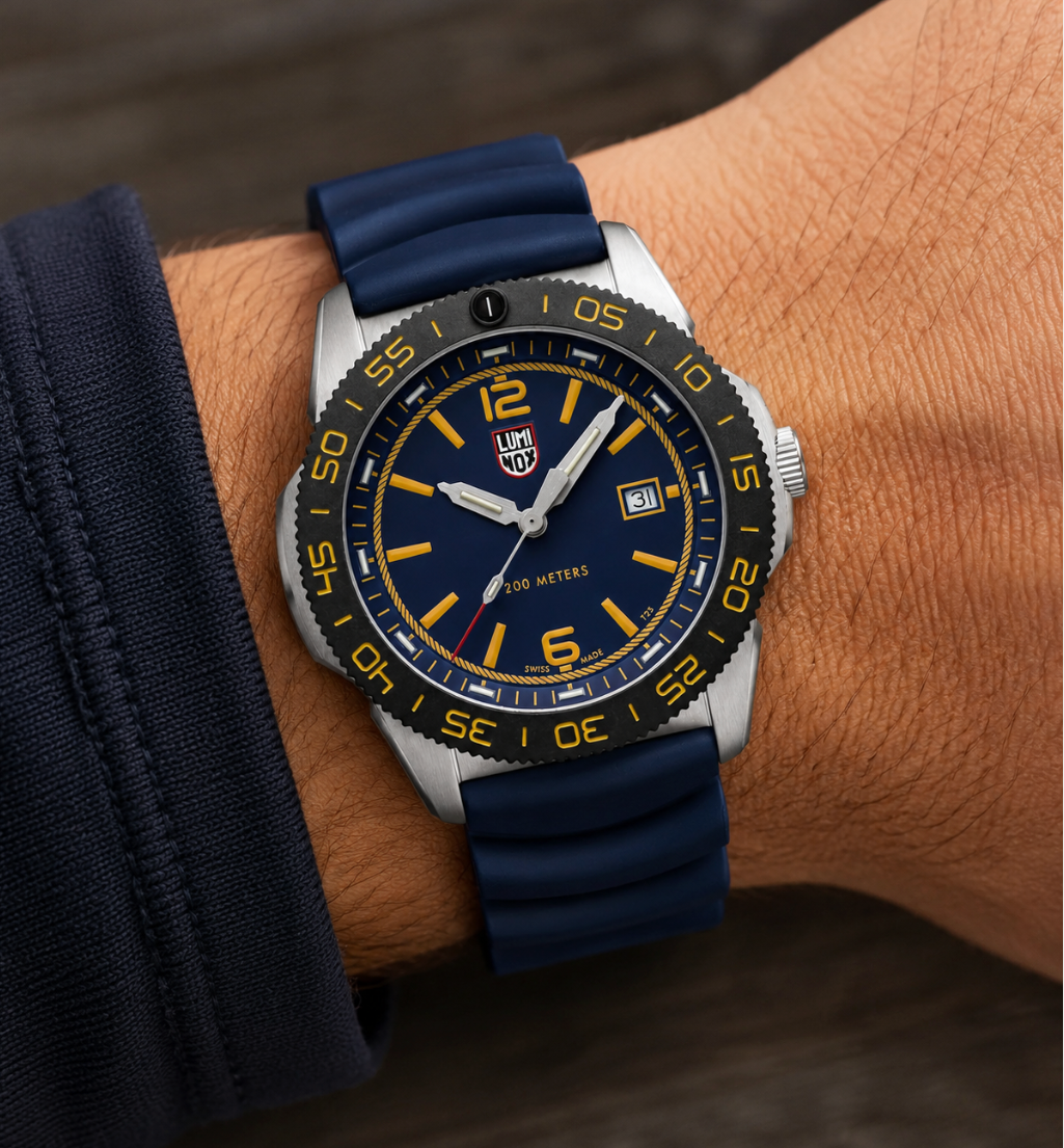 Luminox XS.3125.FB FORCE BLUE Pacific Diver 44mm Sapphire Swiss Dive Watch 200M
