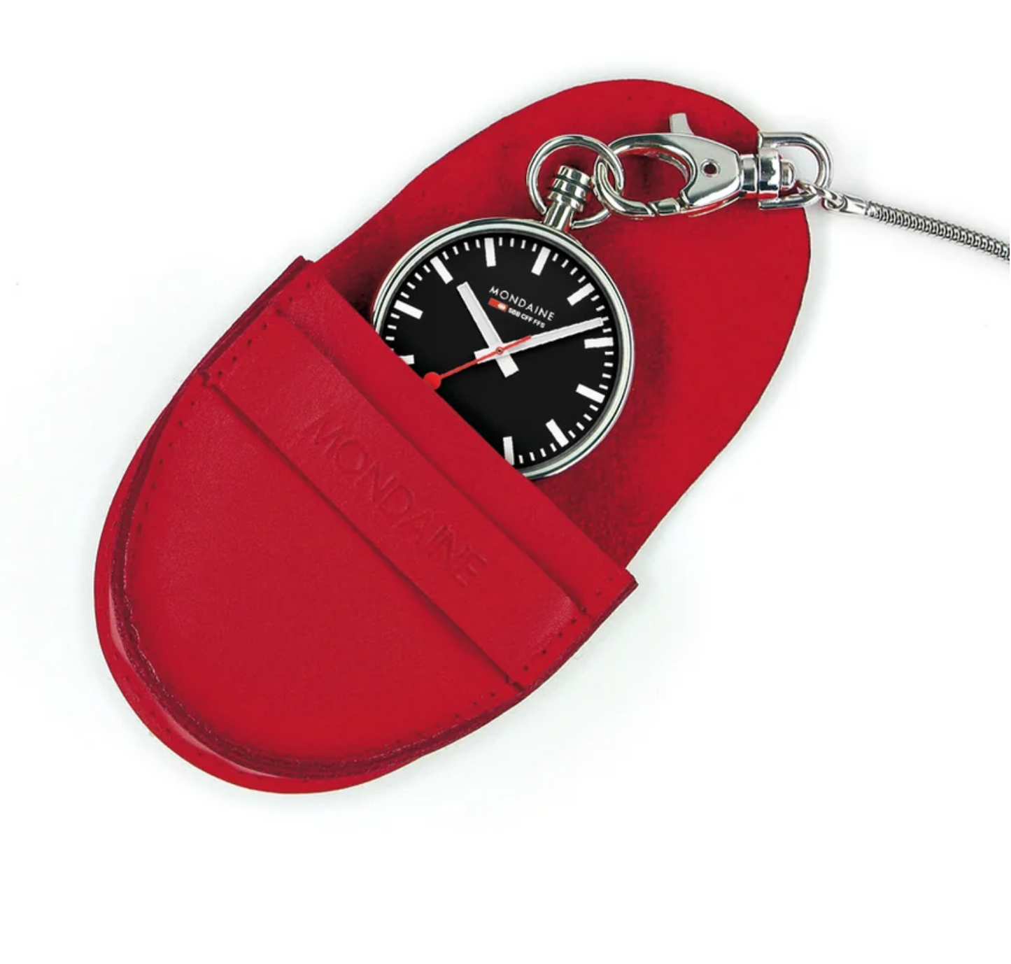MONDAINE Pocket Watch 43mm Swiss Made Quartz Stainless Steel A660.30316.20SBB