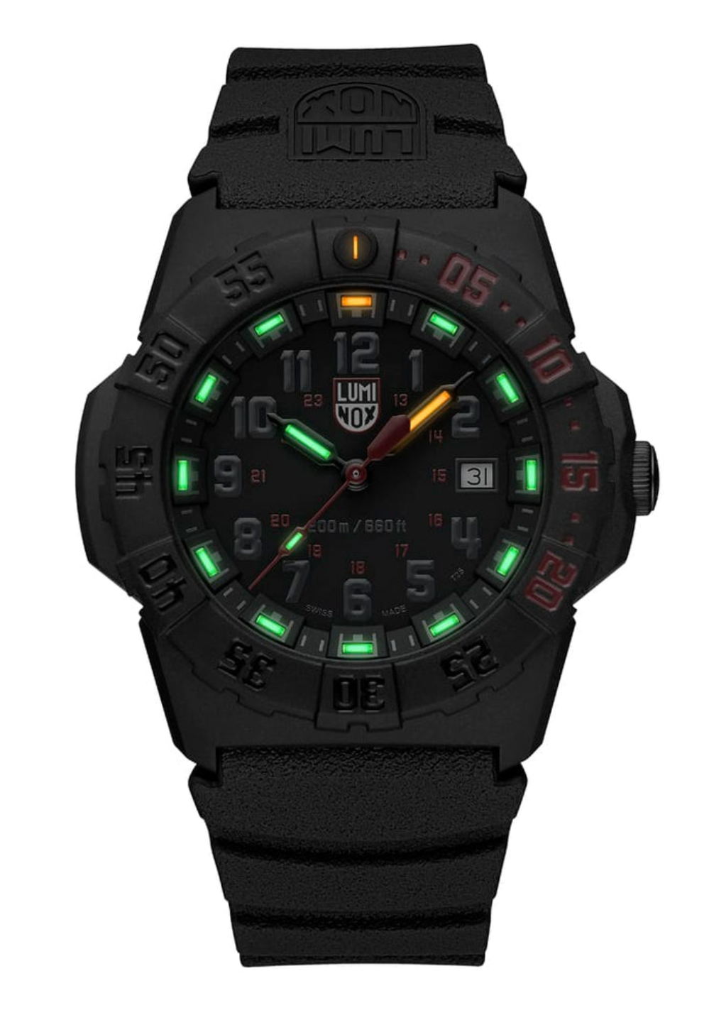 Luminox Navy SEAL 3550 44mm Military Dive Watch Swiss Made XS.3565 Sapphire Crystal