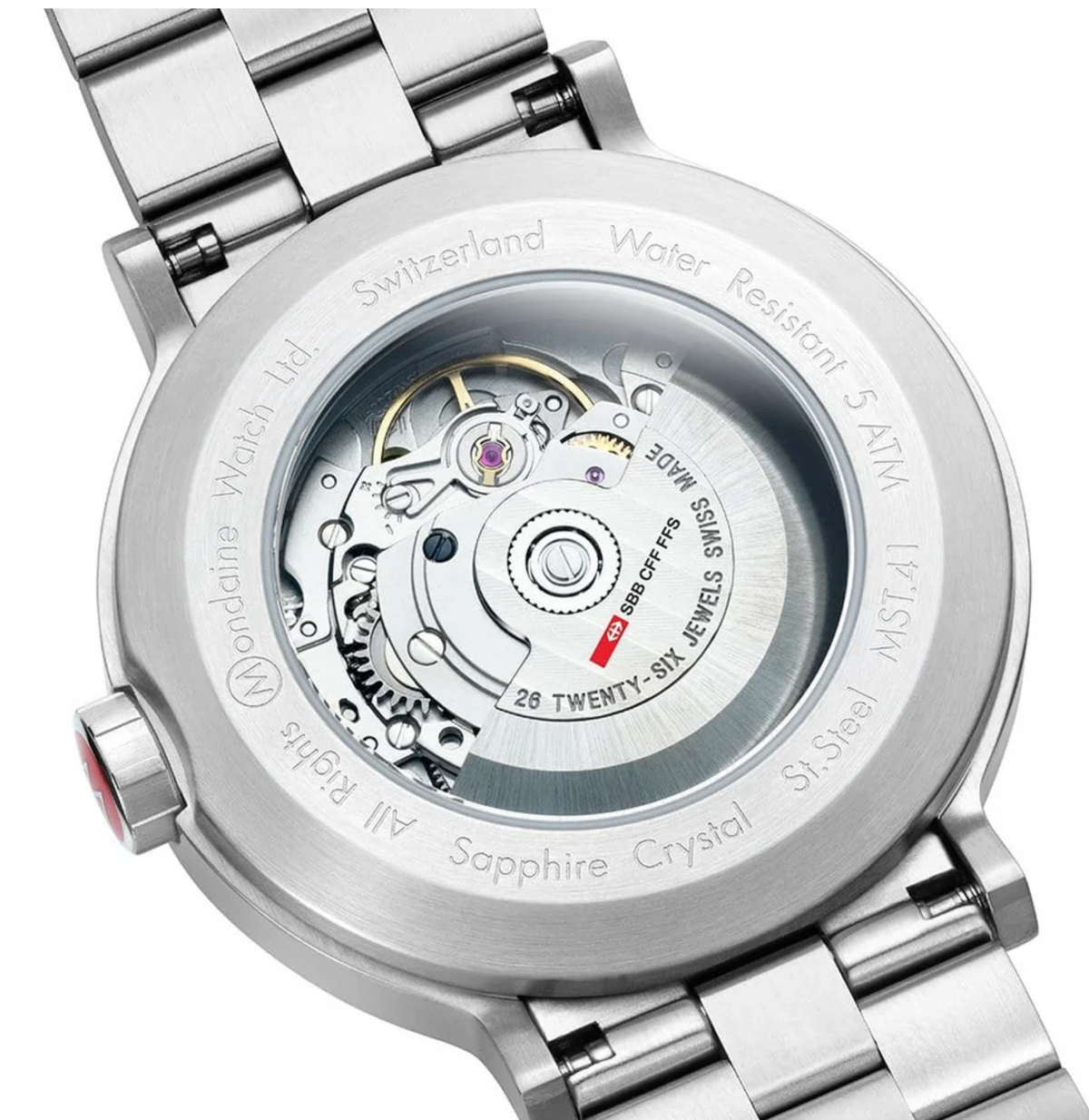 Mondaine Original Automatic Swiss Made Watch 41mm Sapphire Crystal MST.4161B.SJ