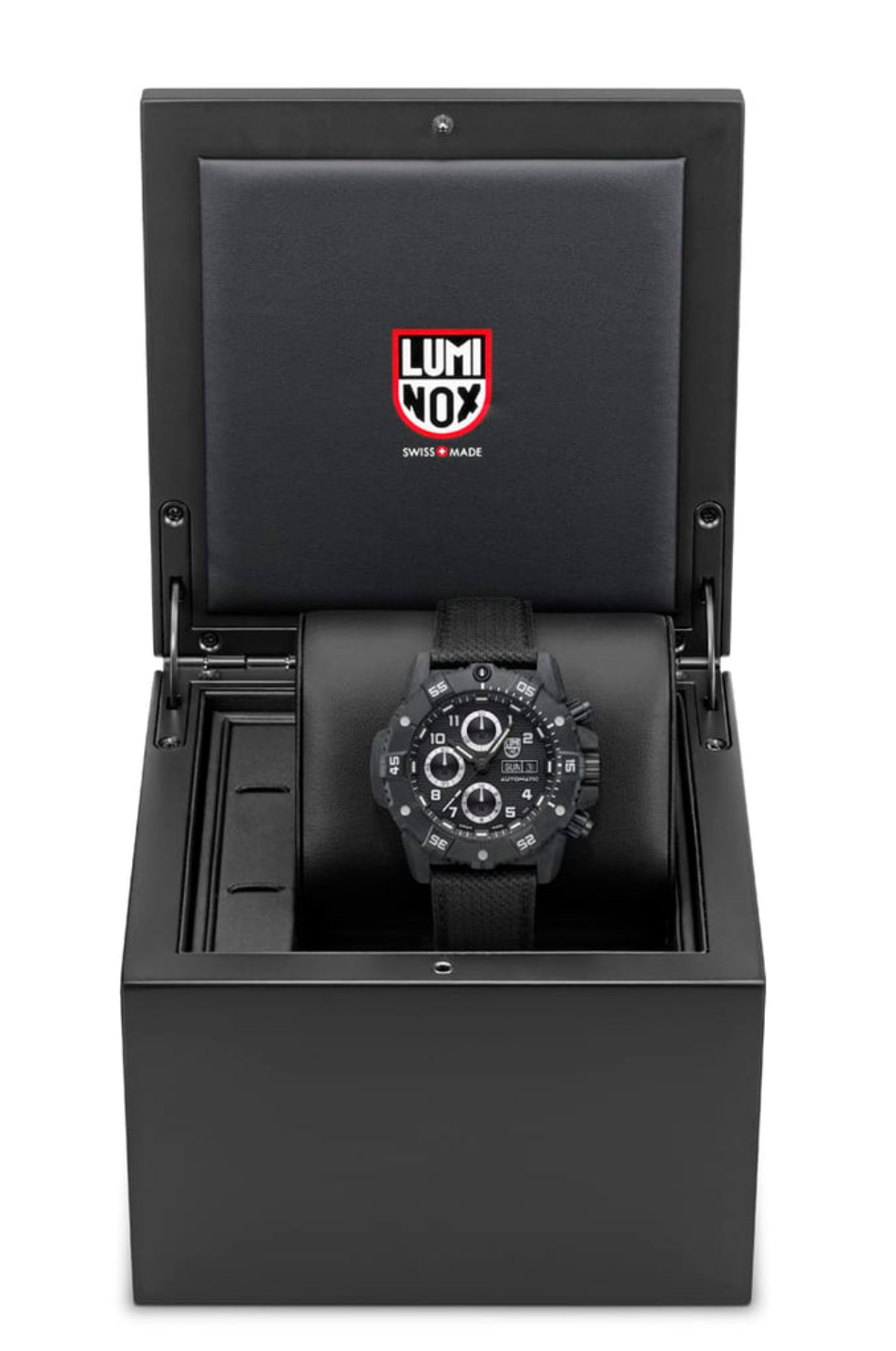 New Luminox XS.3881 Master Carbon SEAL Automatic Chronograph 45mm Swiss Made Men's Watch