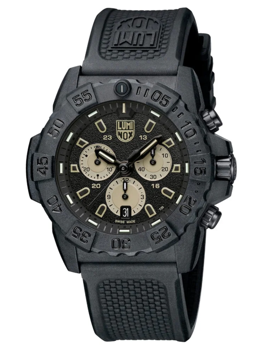 Luminox XS.3587 Navy SEAL 45mm Chronograph Swiss Quartz Carbonox Men's Watch