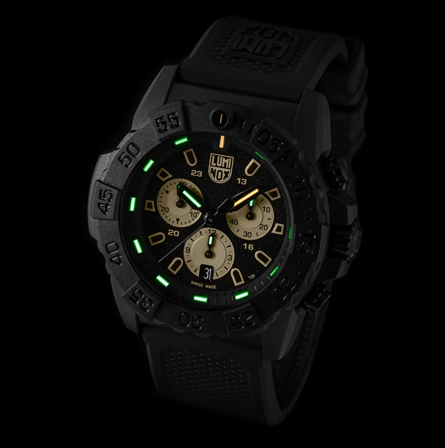 Luminox XS.3587 Navy SEAL 45mm Chronograph Swiss Quartz Carbonox Men's Watch